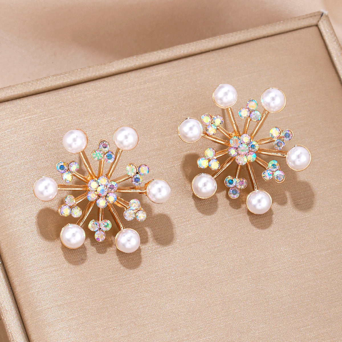 Wholesale Christmas elements Santa Claus earrings