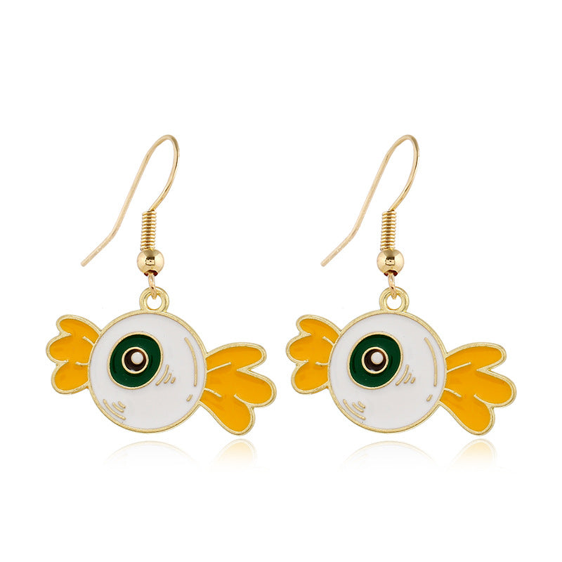 Wholesale   Creative Personalized Event Skull Alloy Earrings