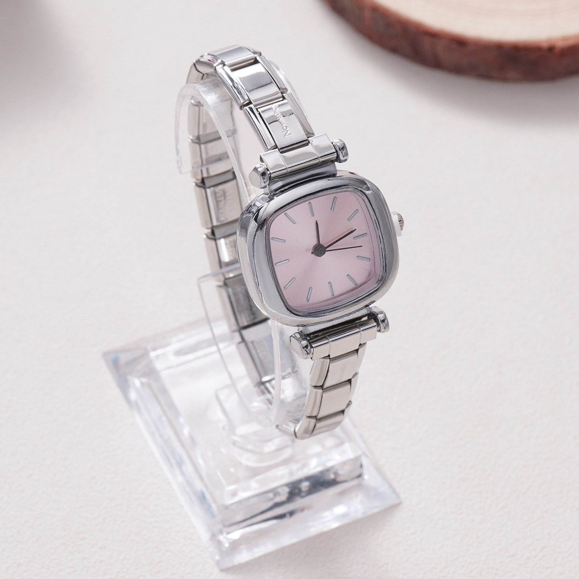 Wholesale Cross-Border Module Watch for Girls Niche Steel Band Casual Fashion Ladies Watch Female Student Bracelet