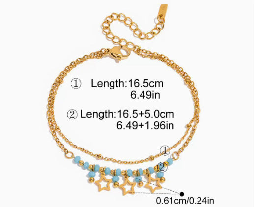 Wholesale Women S Evil Eye Stainless Steel Bracelet With Rhinestone Accents Vacation Style Party Jewelry Fashion Accessory