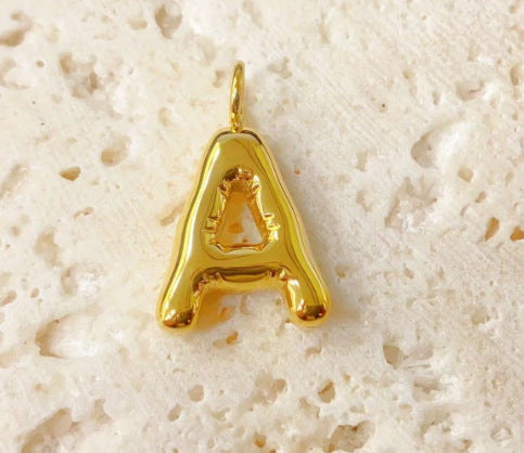 Wholesale Stainless steel bubble letter pendant