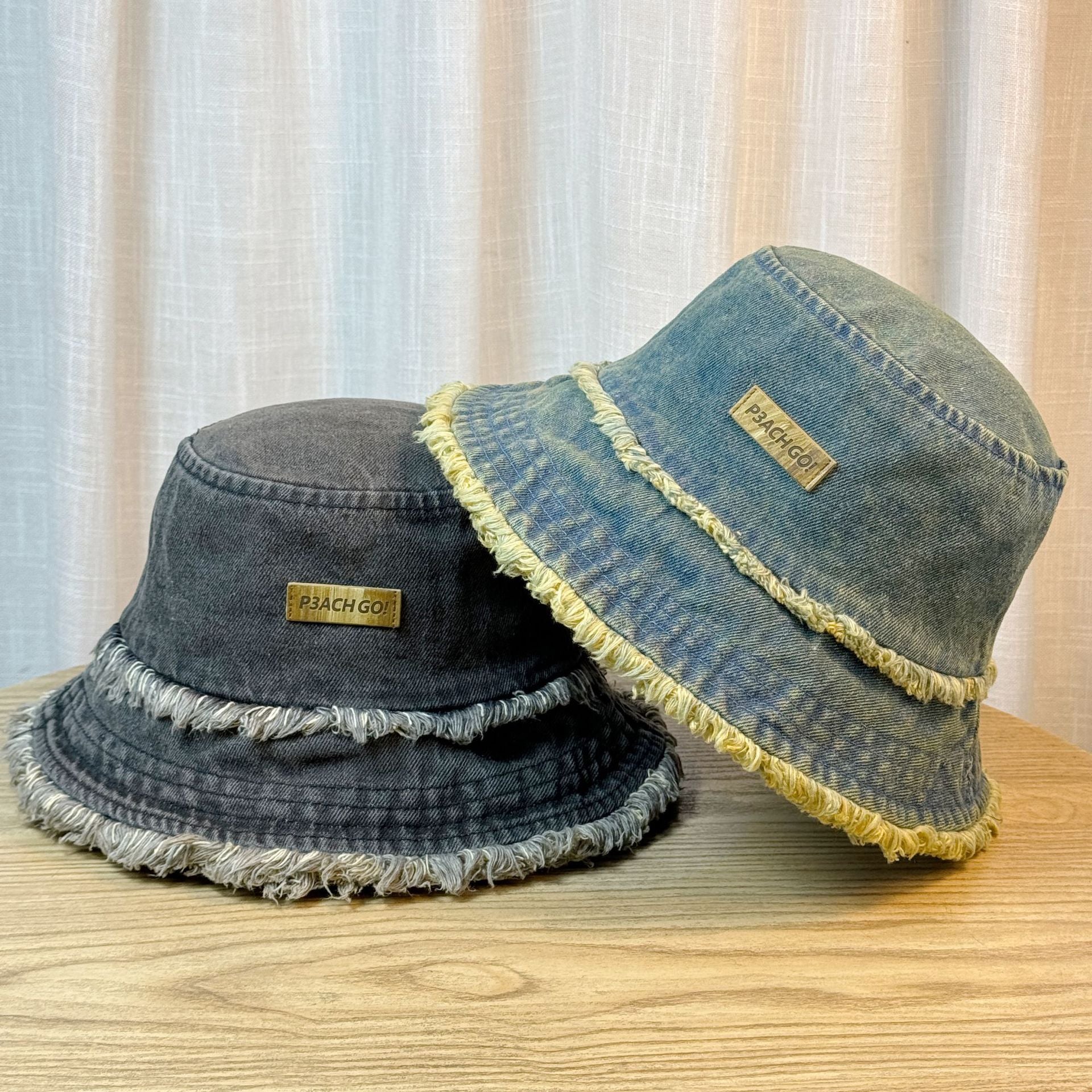 Wholesale  Western Denim Fisherman Hat Bucket Hat