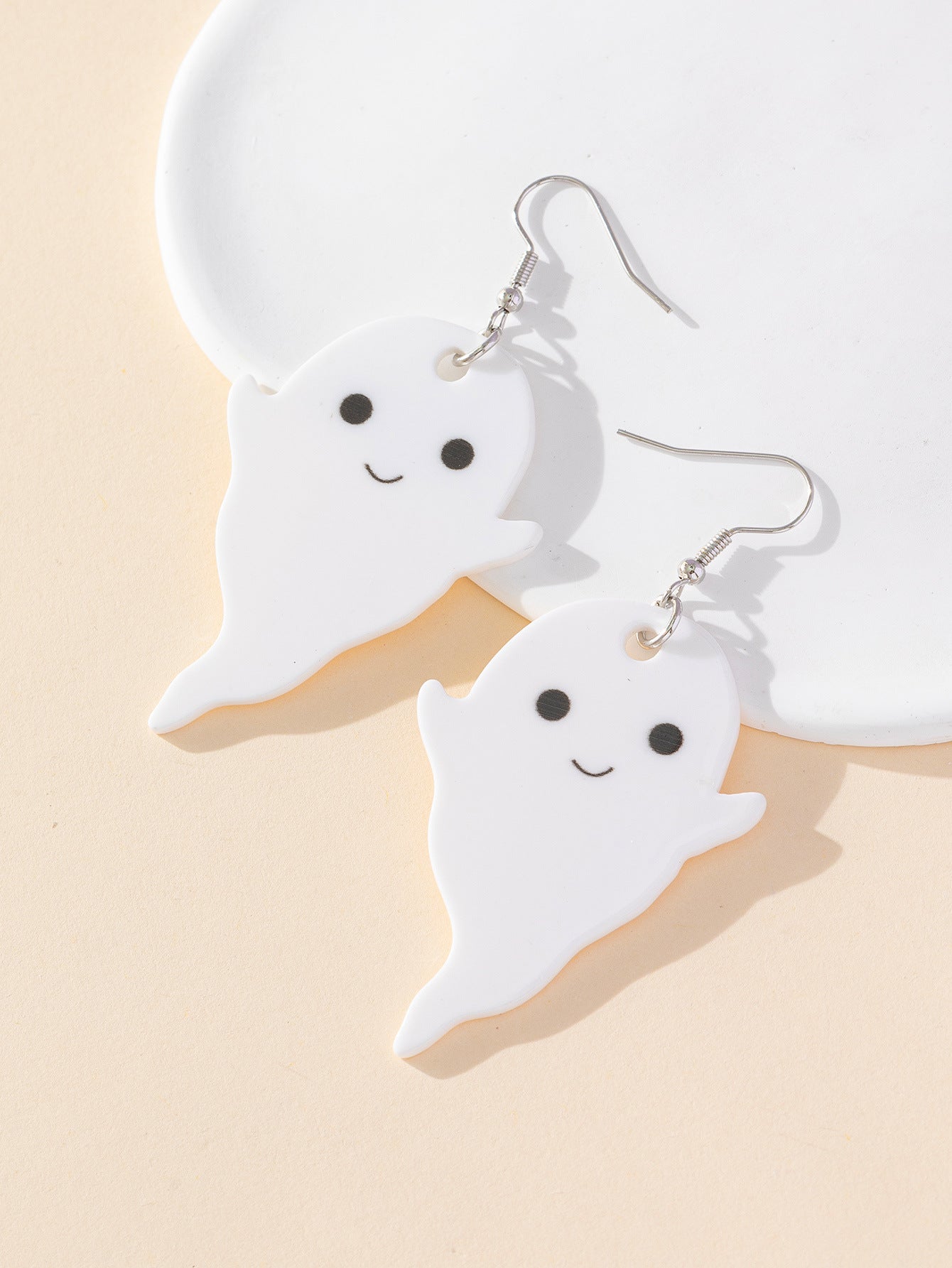 Wholesale Creative Halloween Spider Acrylic Earrings