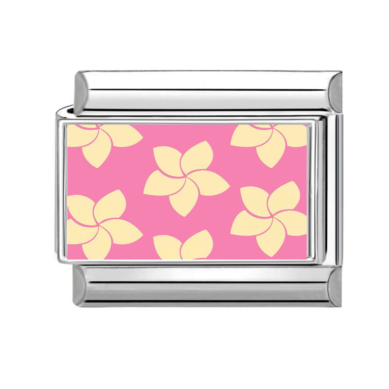 Wholesale 9mm Italian Charm Starter Bracelets DIY Flower Series Stainless Steel Composable Bracelet