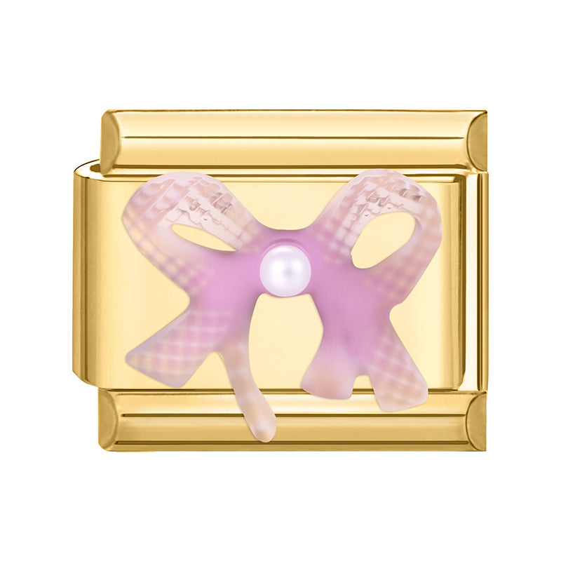 Wholesale Italian Charm Bracelet 9mm DIY Splicing Cute Creative Stainless Steel Composable Bracelet