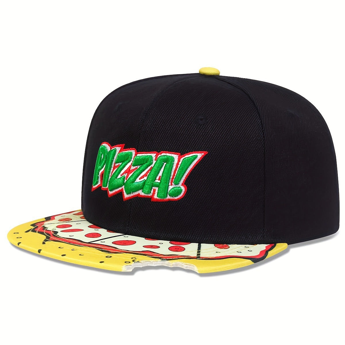 Wholesale Pizza Hat Embroidery Cartoon Cotton Baseball Cap ACC-HT-QiNiao003