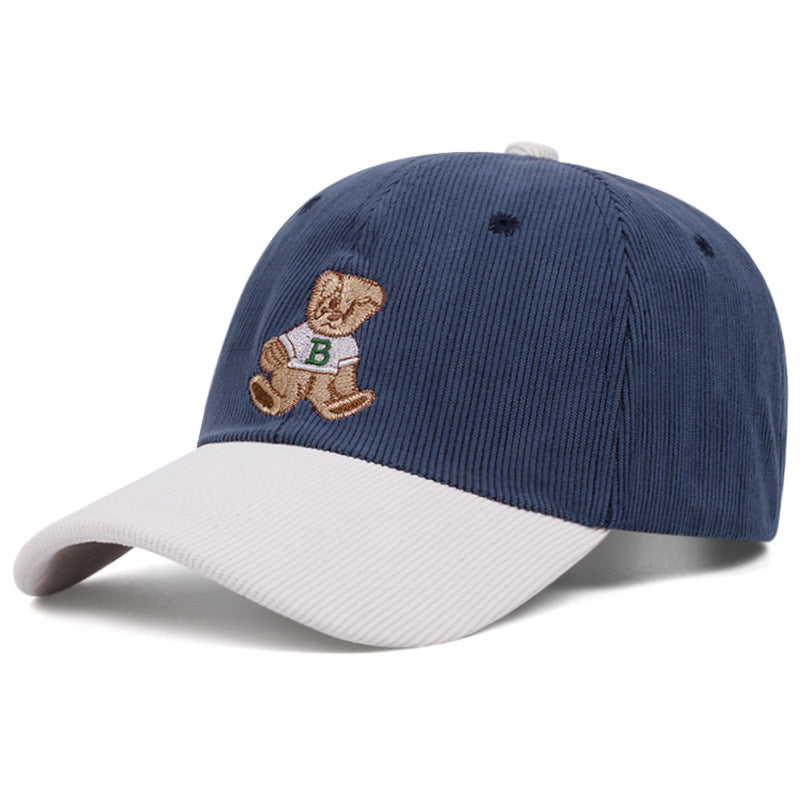 Wholesale Cute Bear Embroidery Baseball Cap