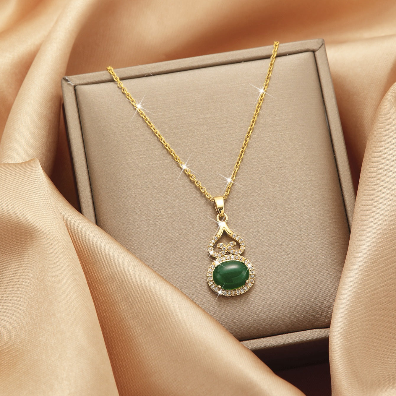 Wholesale Forest Style Titanium Steel Necklace Temperament Clavicle Chain Choker Necklace ACC-NE-Panshi004