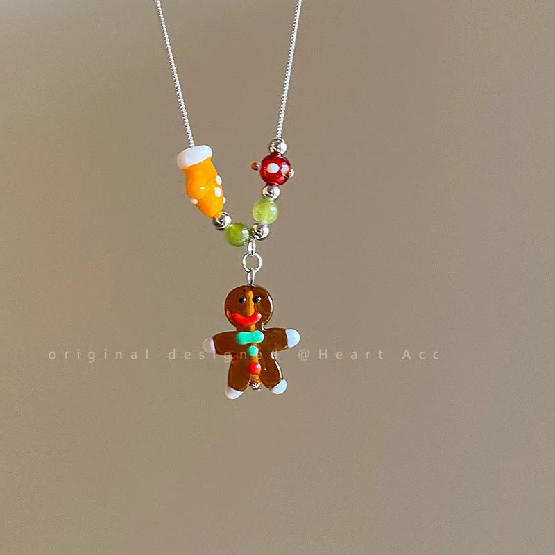 Wholesale Summer Dopamine Color Beaded Necklace