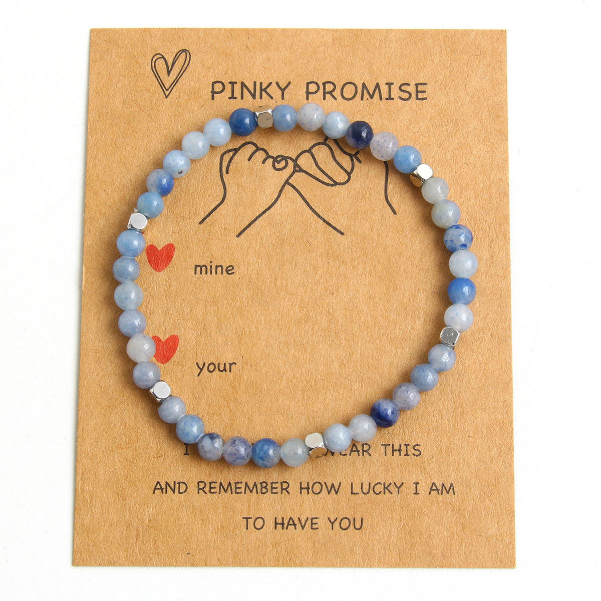 Wholesale 4MM Yellow Tiger Eye Blue Turquoise Natural Stone Handmade Beaded Bracelets ACC-BT-HongMing005