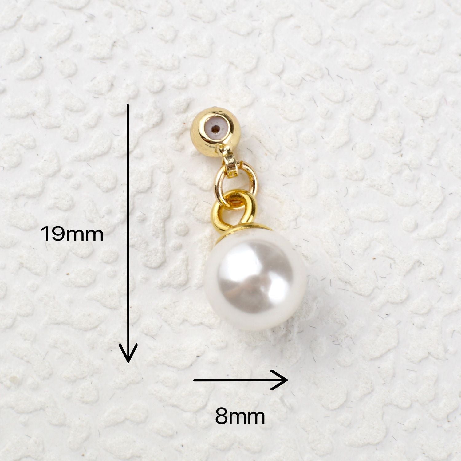 Wholesale 5pcs/ pack DIY mini love gem pearl pendant pull chain necklace bracelet personality single pendant