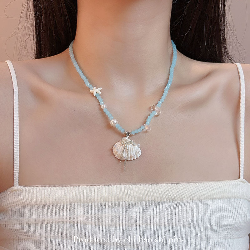 Wholesale shell beaded necklace