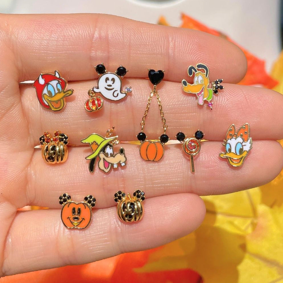 Wholesale  cute cartoon Halloween earrings