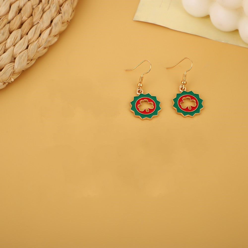 Wholesale St. Patrick's Day Irish Alloy Earrings