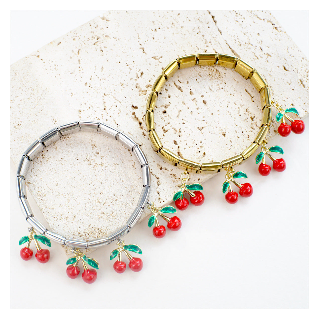 Italian-style modular bracelet components shown in AccsWholesale product gallery
