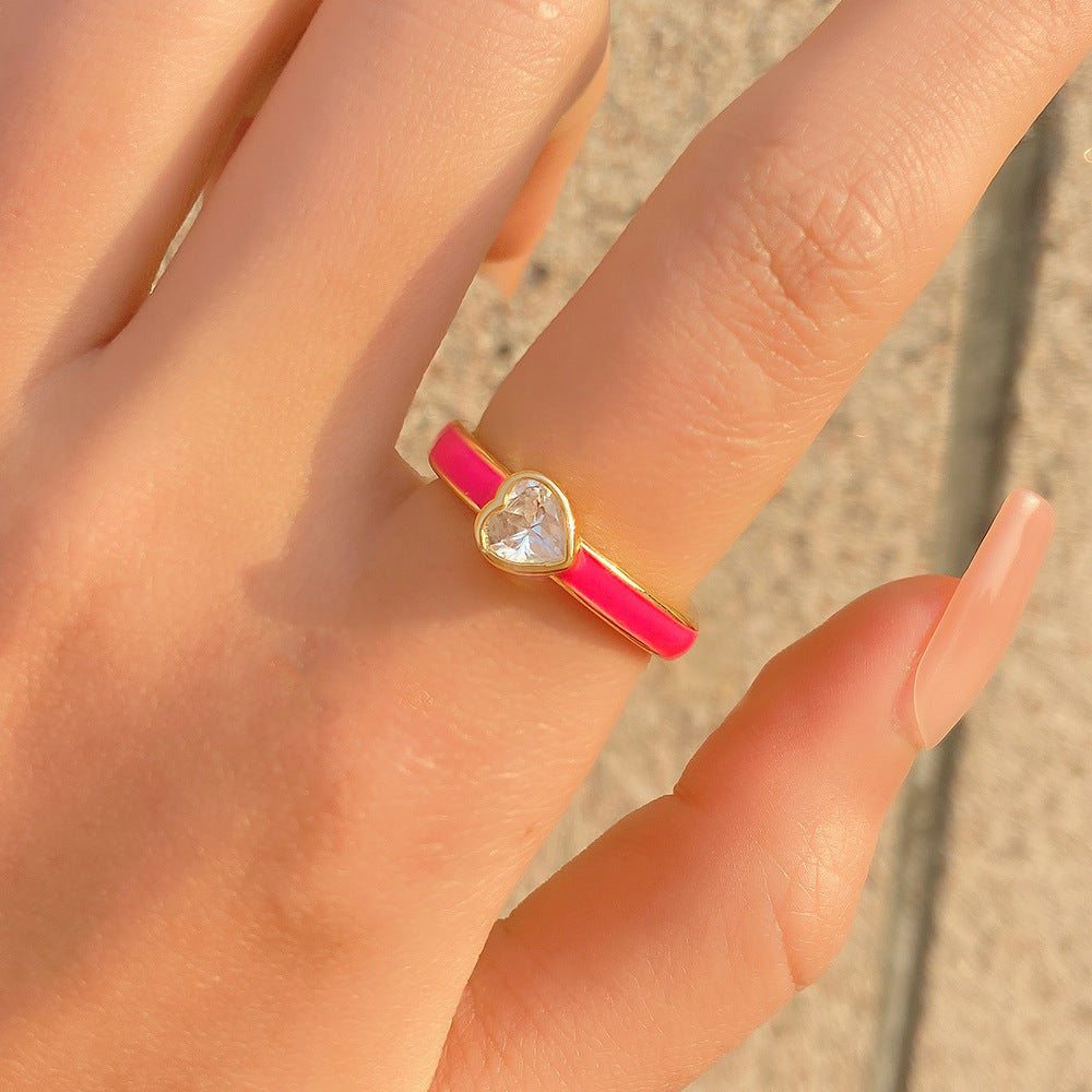 Wholesale  color drop oil C- shaped earrings