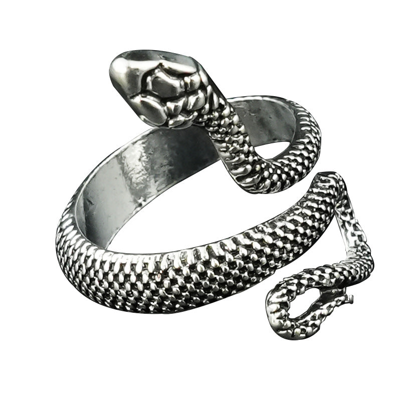 Wholesale Retro Gothic Snake Ring,  Trendy Fashion Accessory for Everyday Wear or Gift