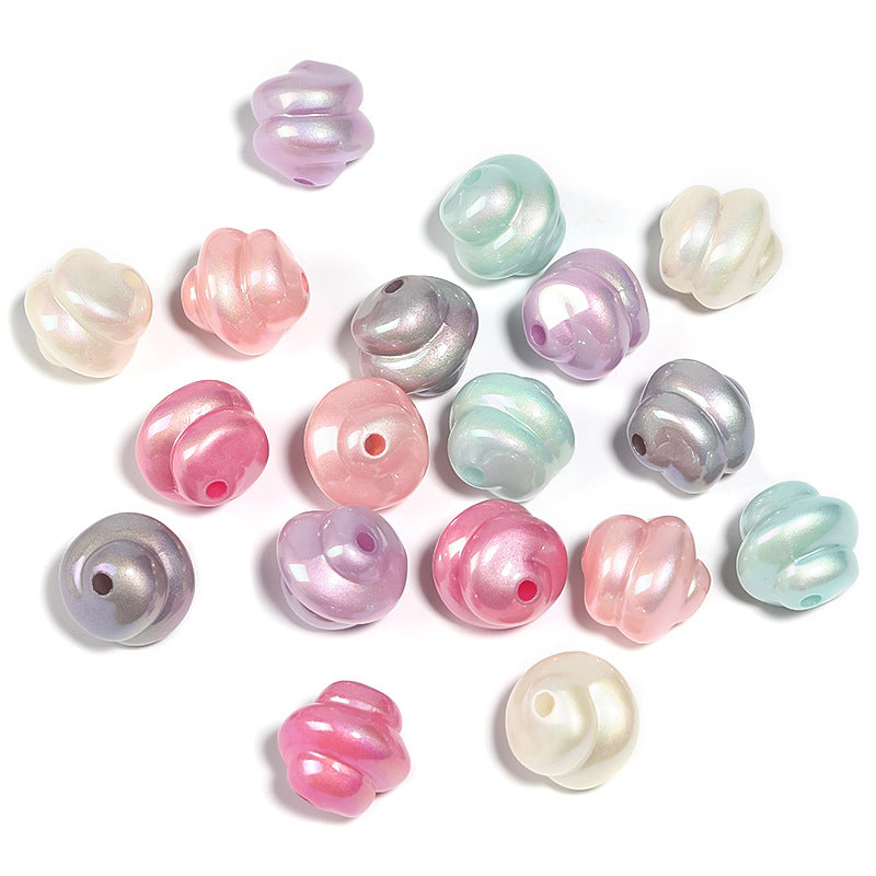 Wholesale 100pcs Cream Twist Beads Colorful Ice Cream Cone Beaded DIY Accessories ACC-BDS-BLG117