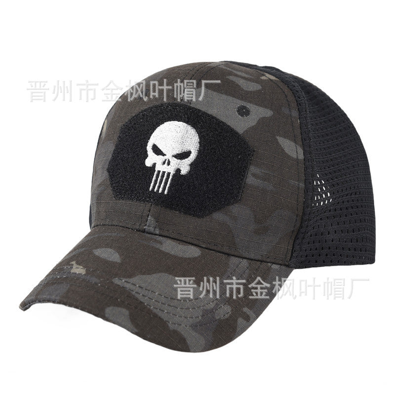 Wholesale Camouflage embroidered sun visor mesh hat