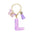 Wholesale  26 Letters Butterfly Tassel Pendant Keychains