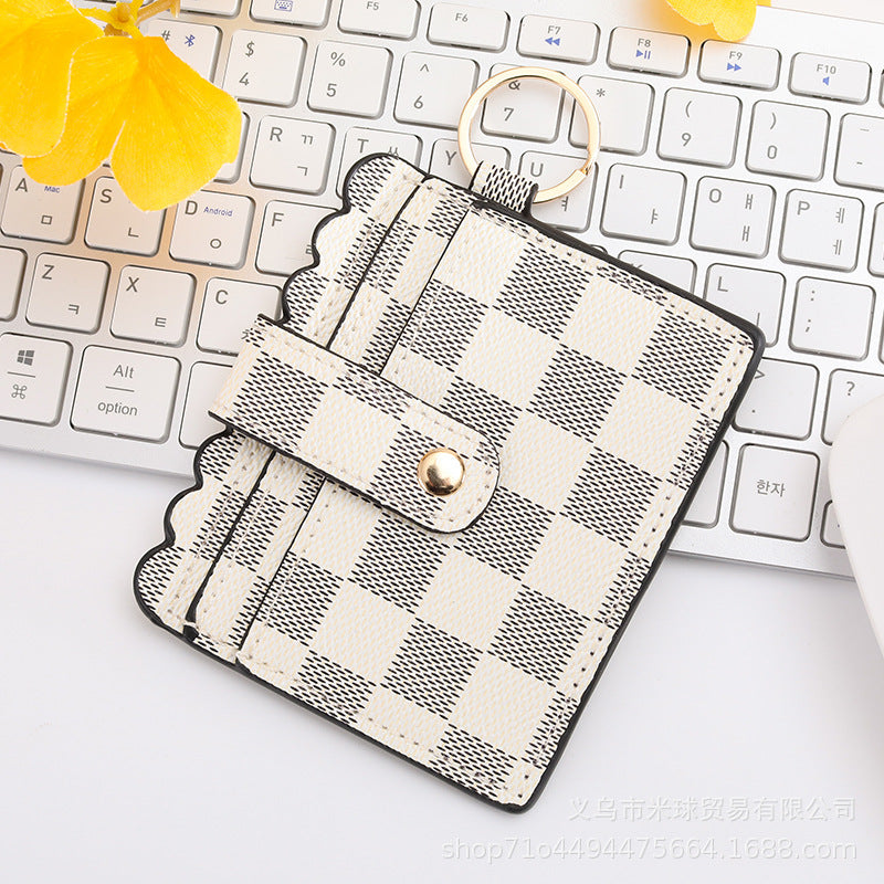 Wholesale Western Style Aztec Tie Dye Camouflage Plaid Leopard Print PU Pickup Bag Keychain ACC-KC-MiQiu001