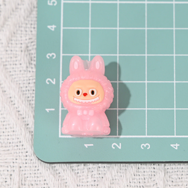 Wholesale 10pcs Rubber Cute Cartoon  Beads DIY Bead Accessories