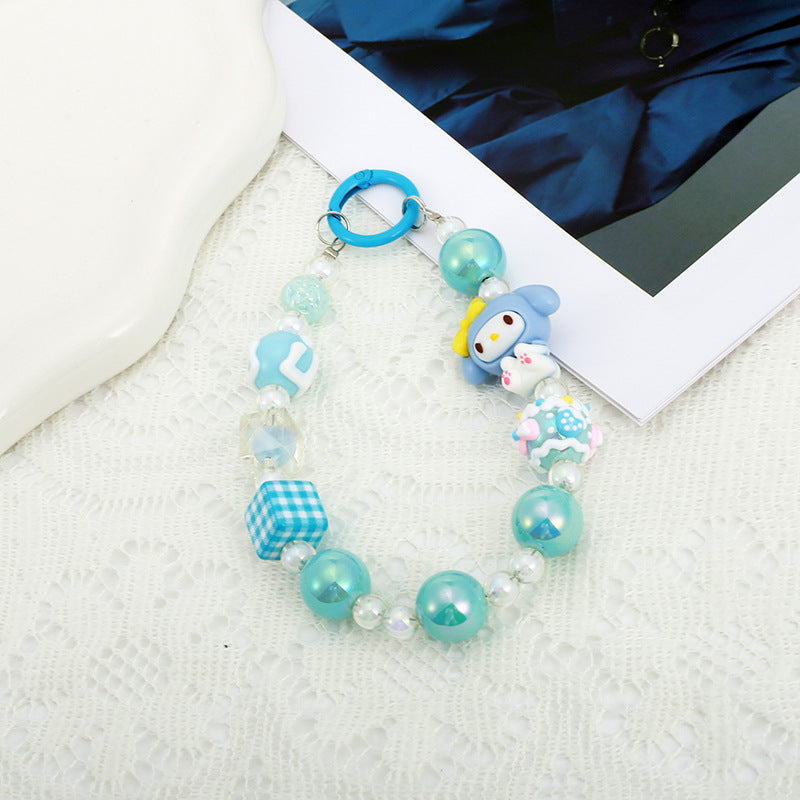 Wholesale cartoon hand-painted beaded Keychains  ACCVIP