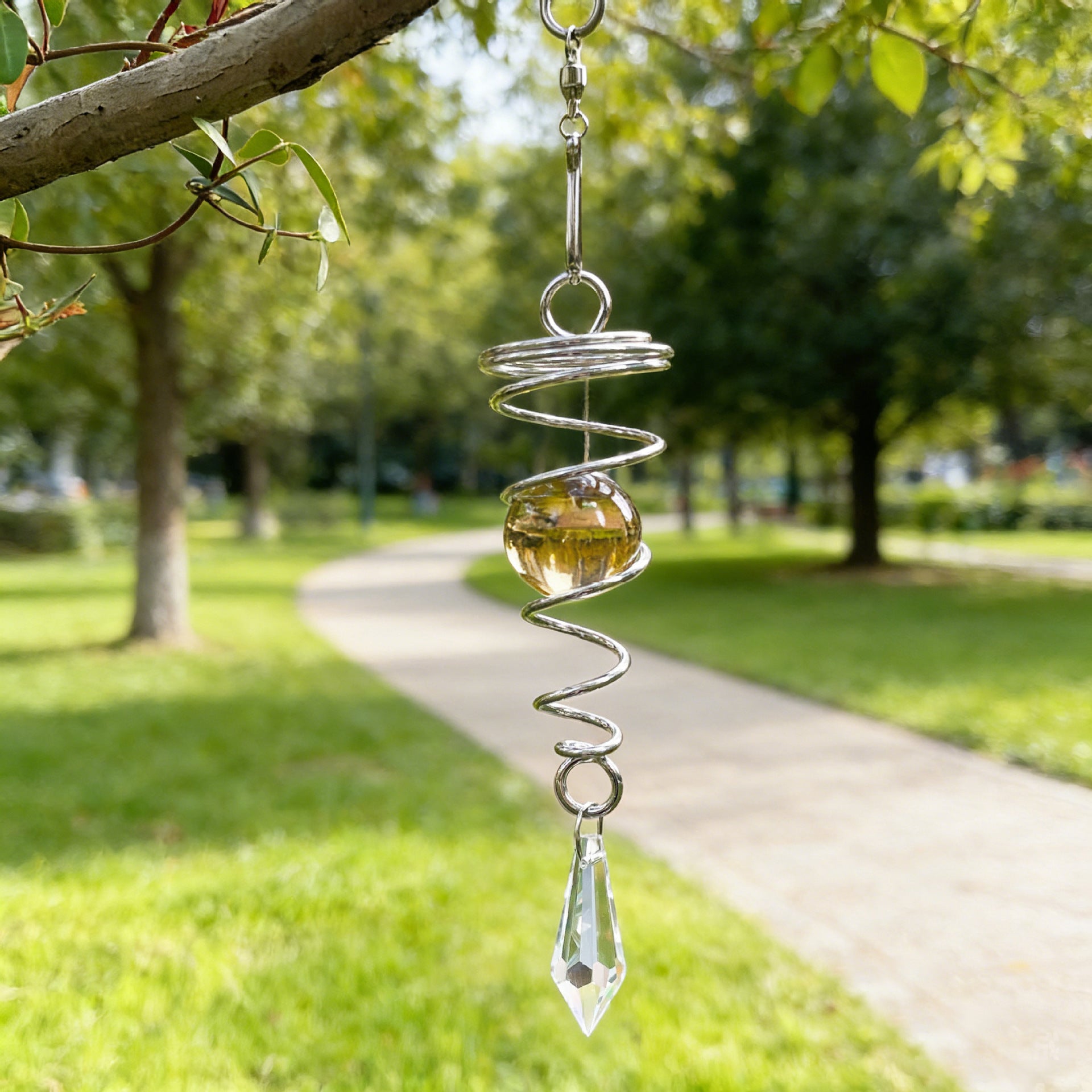 Wholesale Glass wind chime pendant