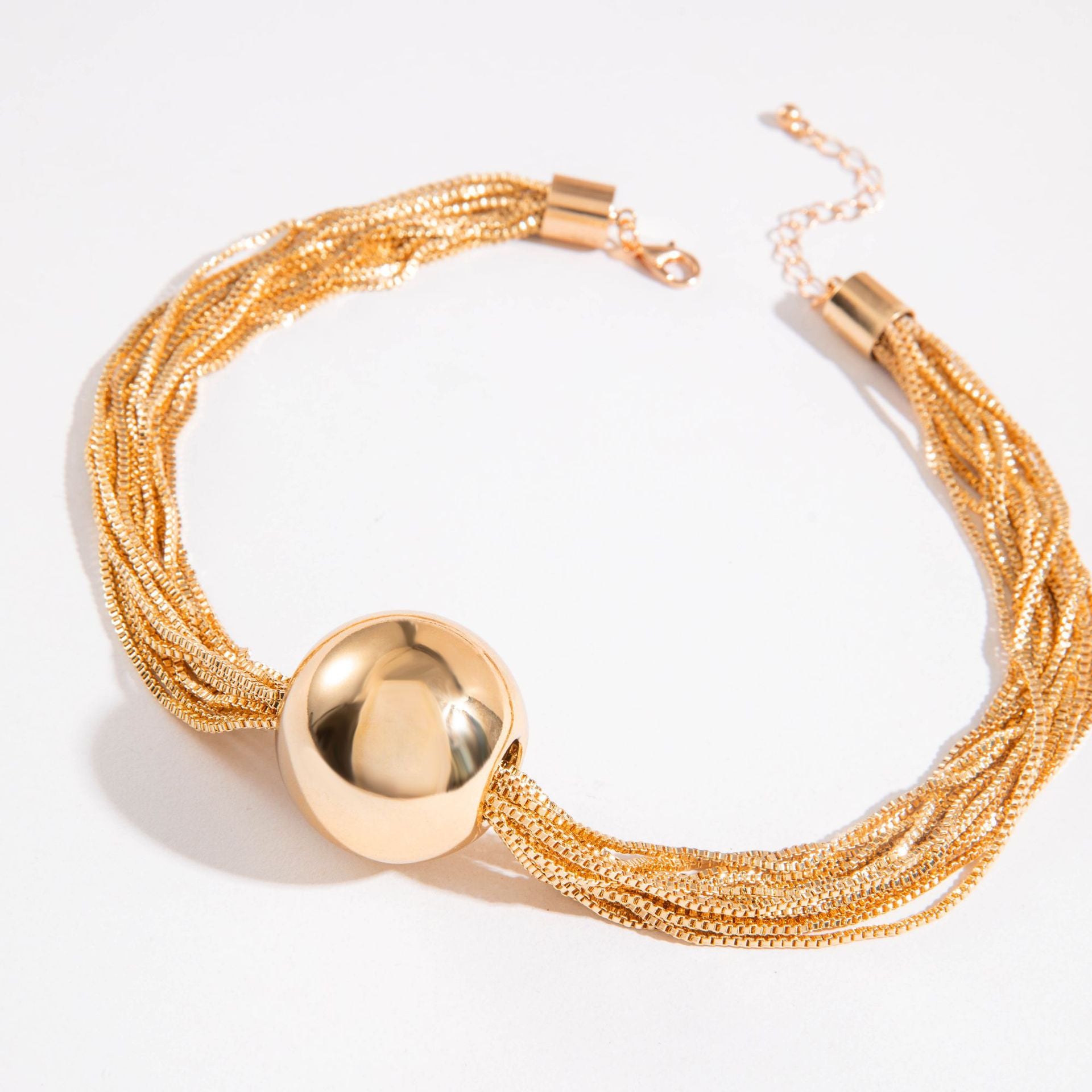 Wholesale  Multi-Layer Chain Clavicle  Round Ball  Necklaces