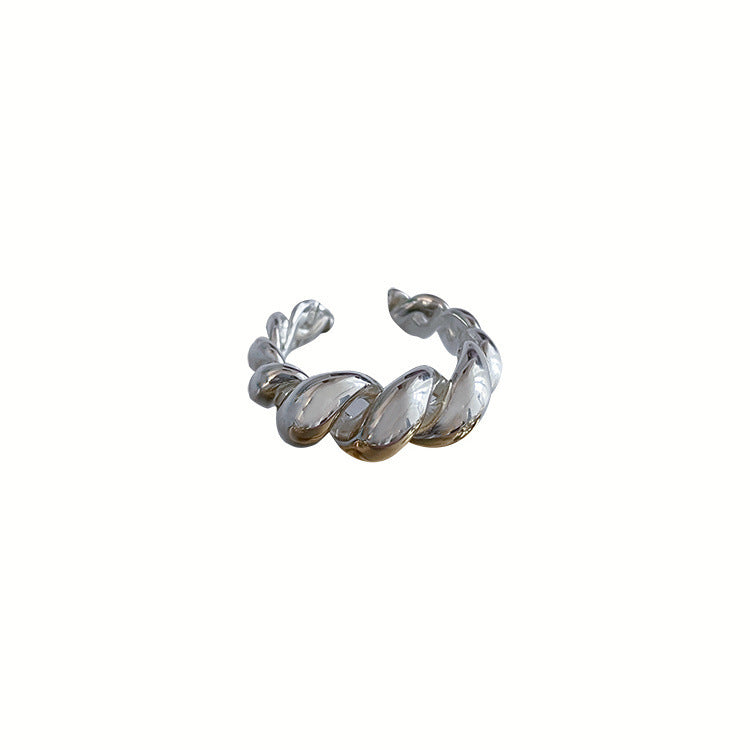 Wholesale  Sterling Silver Croissant Rhombus Ring