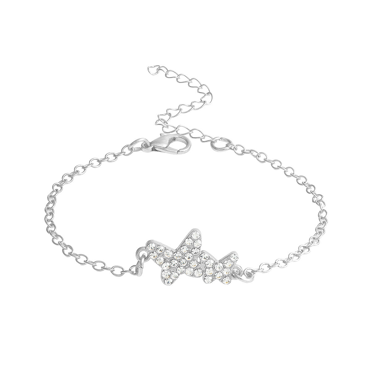 Wholesale Butterfly Design Gold Plated Alloy Women' s Bracelet,  Trendy Fashion Accessory for Gift or Boutique Resale