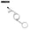 Wholesale Multifunctional Door Opener Zinc Alloy Touch Screen Contactless Door Opener Keychain
