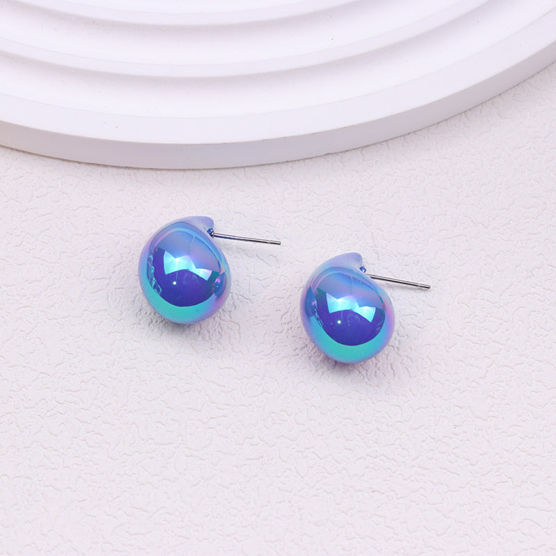 Wholesale Acrylic Glossy Water Drop Earrings ACC-ES-DA012