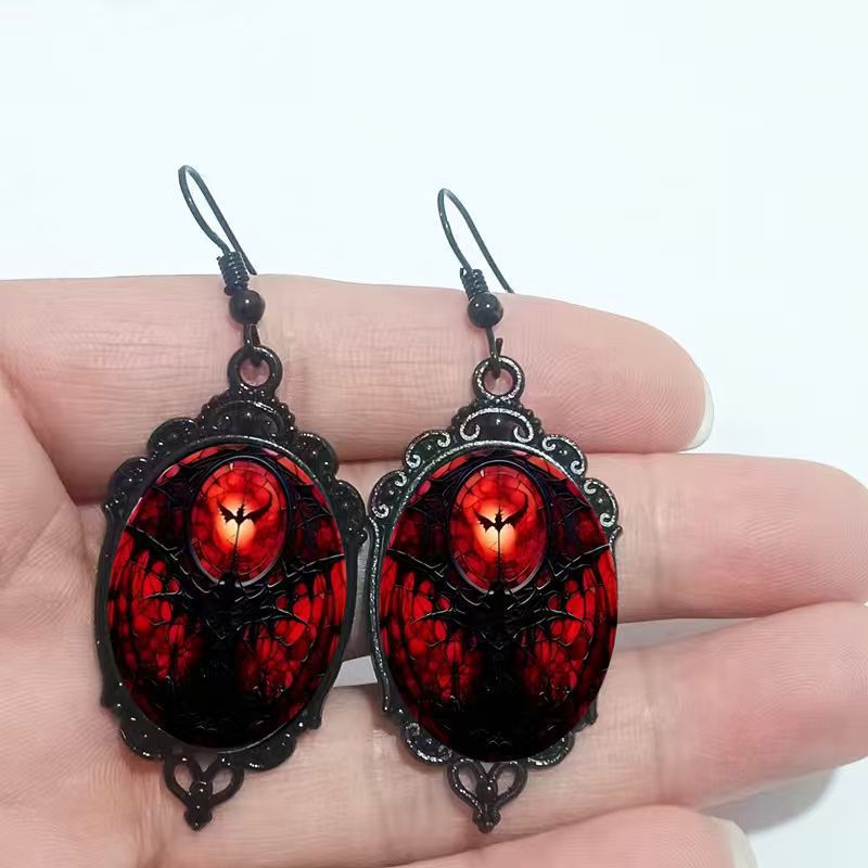 Wholesale Gothic Cross Crow Pendant Necklace,   Jewelry Accessory for Boutique Resale