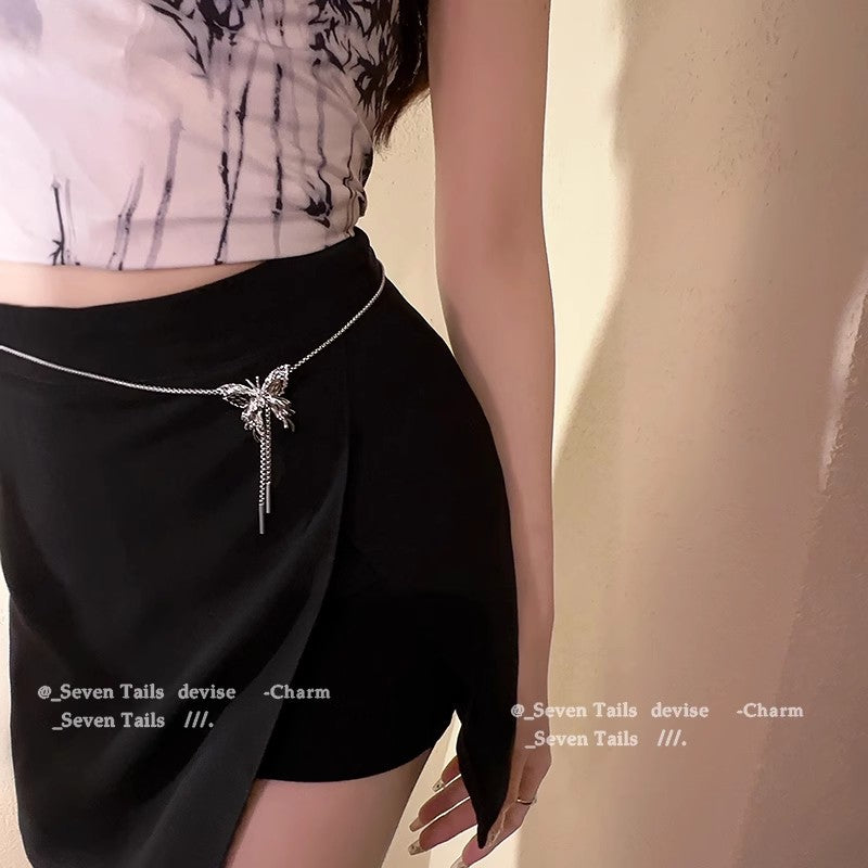 Wholesale Pull Butterfly Necklace  Light Luxury  Necklaces