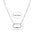 Wholesale Stainless Steel December Zirconium Birthstone Pendant Personality Necklace