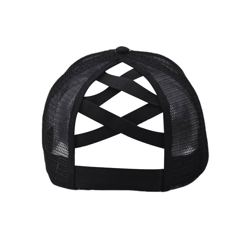 Wholesale Printed Baseball Cap With Ponytail Opening For Women Adjustable Curved Brim Summer Sun Protection Fashion Accessory