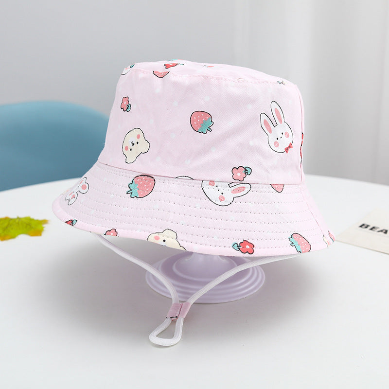 Wholesale Children's Fisherman Hat Multi Size Animal Cartoon Basin Hat Kids Bucket Hat ACC-KH-TuYu001