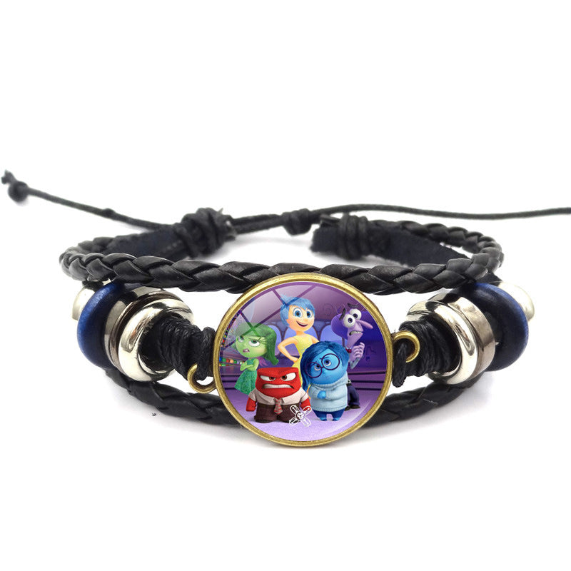 Wholesale Cartoon Cute Hand-woven Faux Leather Bracelet ACCVIP-BT-HengX002