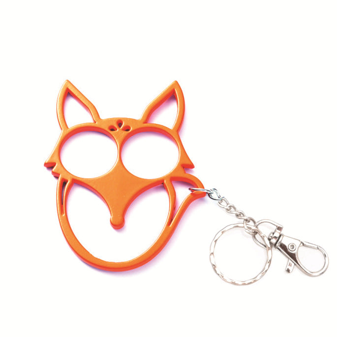 Wholesale Outdoor Fox Metal Pendant Keychain Keychains Accessories ACC-KC-NN001