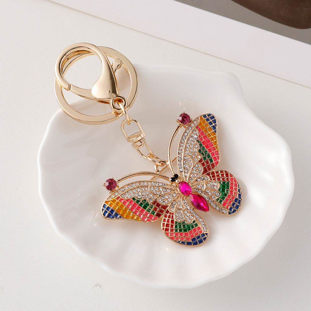Wholesale Colored Butterfly Alloy Keychains ACC-KC-ChenHui003