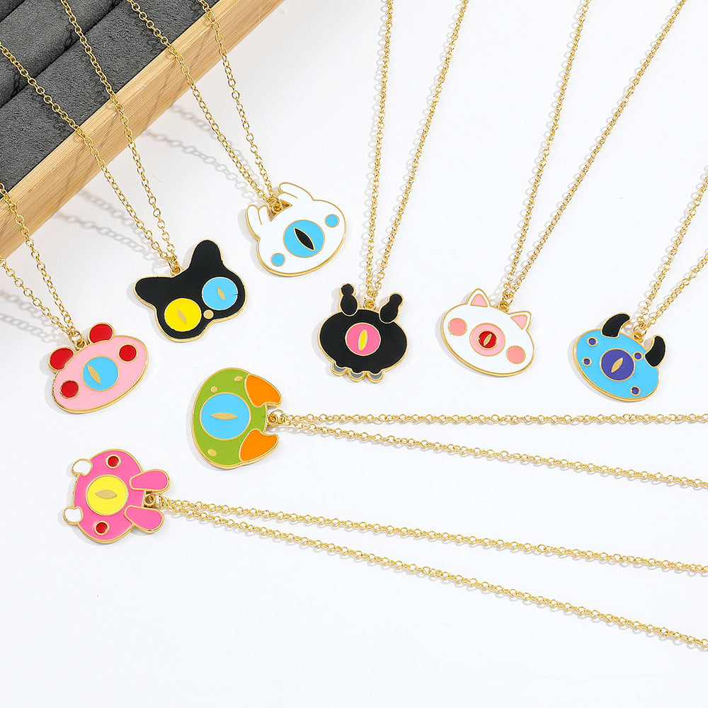Wholesale Cute Little  Cartoon Alloy Necklace