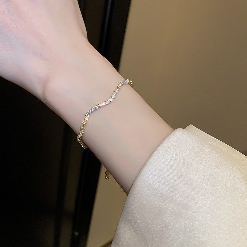 Wholesale copper rhinestone bracelet