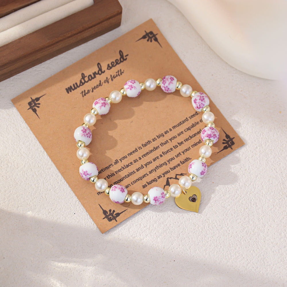 Wholesale Mother' s Day Colorful " MAMA"  Letter Bead Bracelet