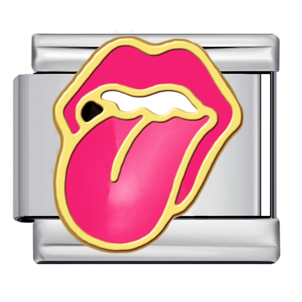 Wholesale Italian Charm Bracelet 9mm DIY Pink Gold Plated Series  Creative Stainless Steel Composable Bracelet