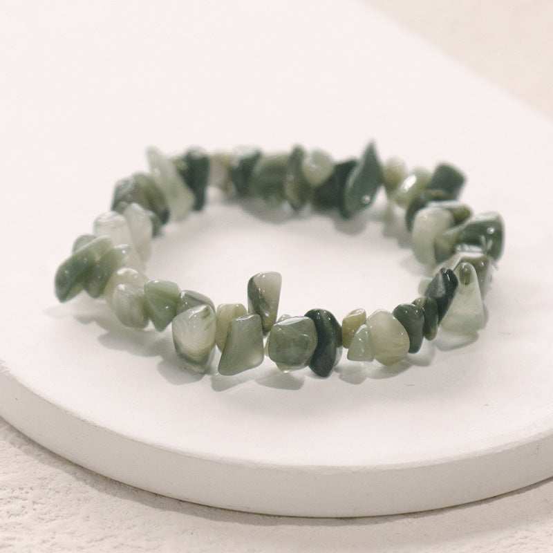 Wholesale Colorful Natural Stone Hand-strung Bracelet