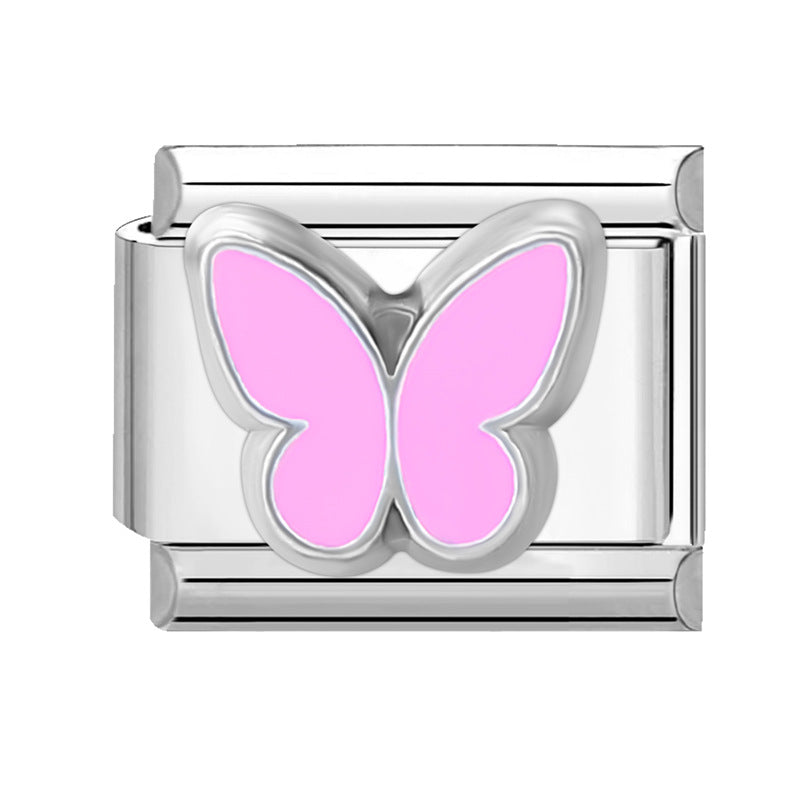 Wholesale Italian Charm Bracelet 9mm DIY Splicing Cute Creative Stainless Steel Composable Bracelet