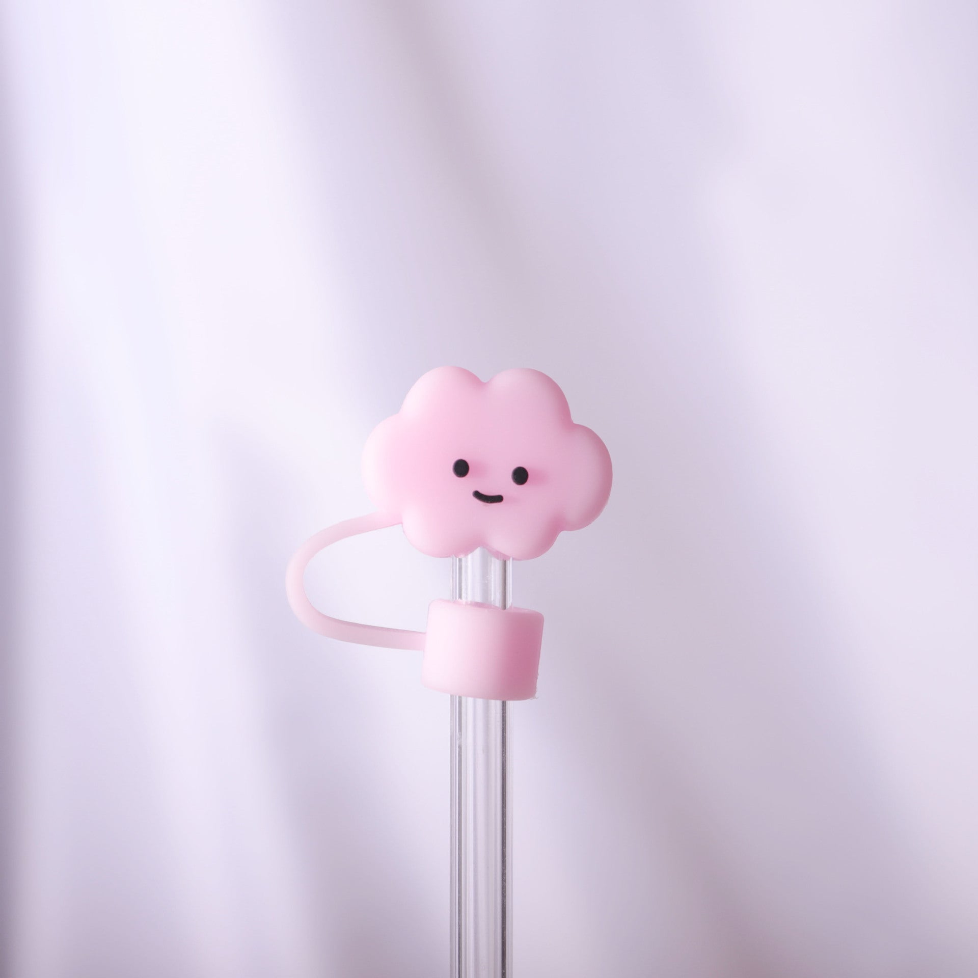 Wholesale 10pcs Cartoon cute colorful cloud dustproof straw cover