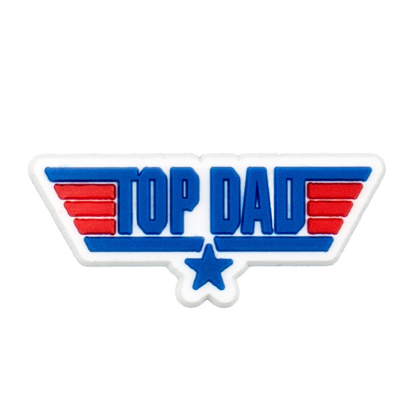 Wholesale 100pcs Random Father's Day Mother's Day Shoes Accessories Shoes Charms