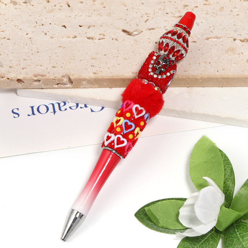 Wholesale 10pcs Heavy Alloy Hollow Diamond Balls Horse Eye Rhinestone Beads DIY Accessories ACC-BDS-BLG094